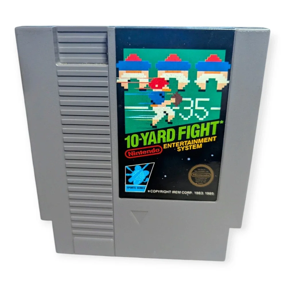 10-Yard Fight Nintendo NES Game Cartridge w/ Manual Sports Series 1985 Authentic